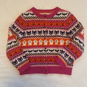 Mini Boden Halloween Fair Isle Sweater ~ never worn